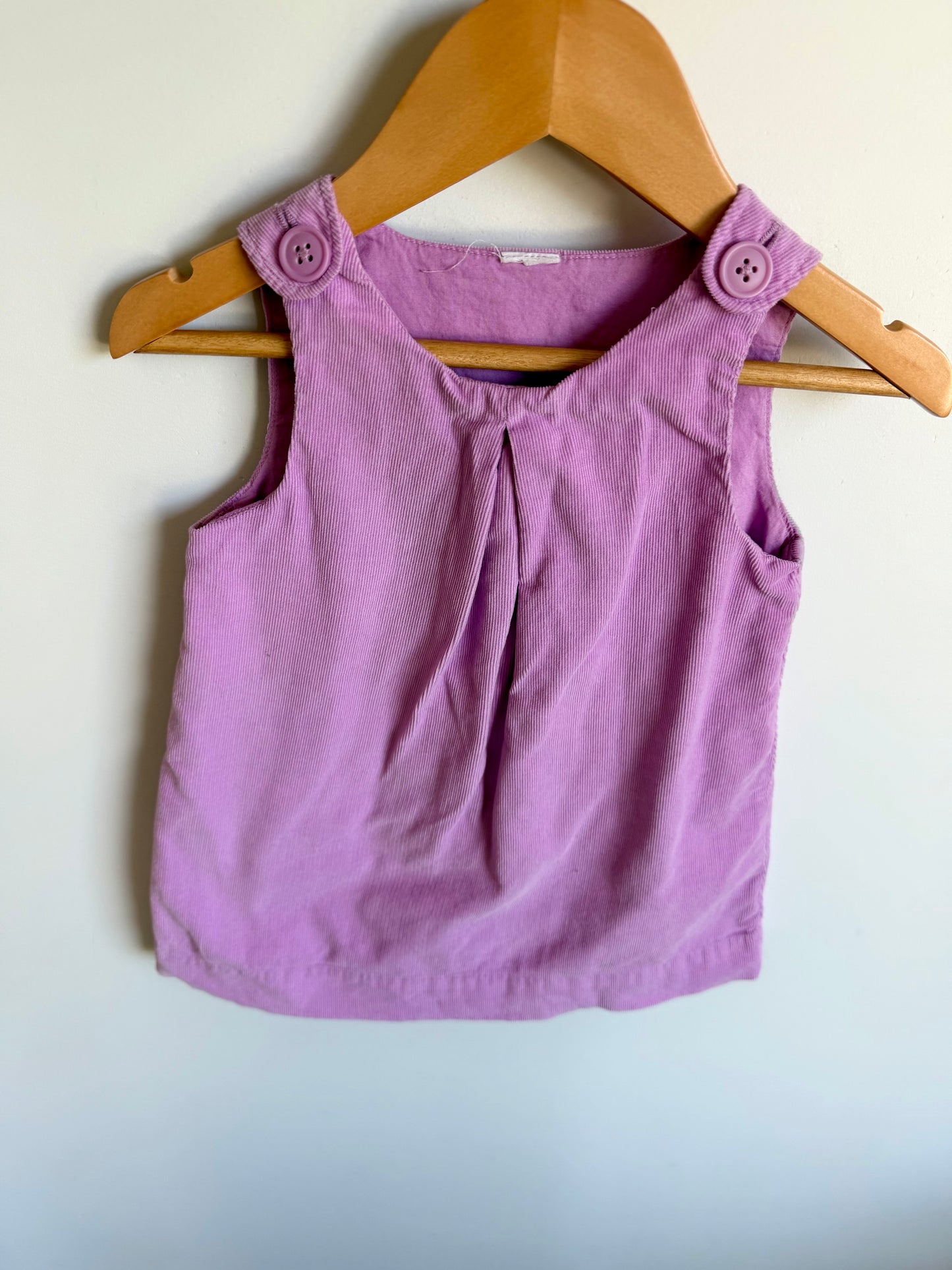Periwinkle Cord Dress / 18-24m