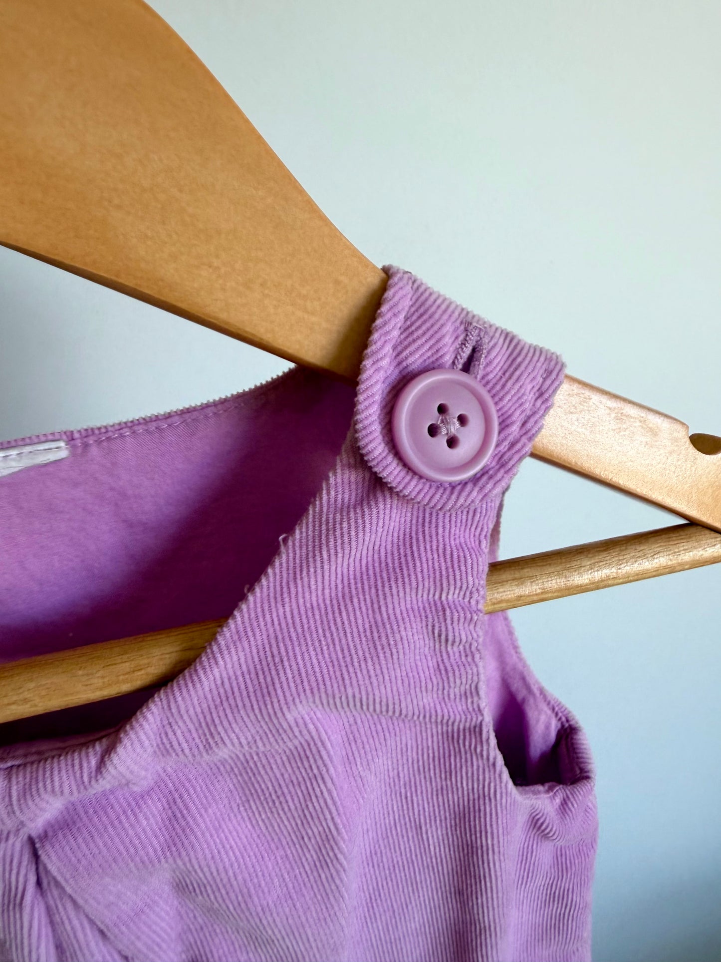 Periwinkle Cord Dress / 18-24m