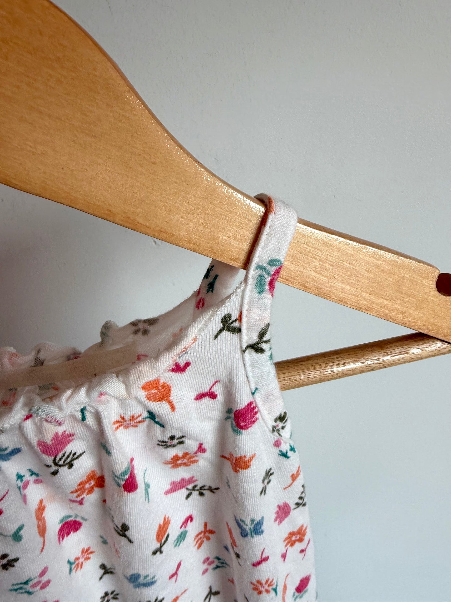 Butterfly Floral Romper / 6m