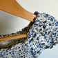 Blue Floral Ruched Dress / 18-24m