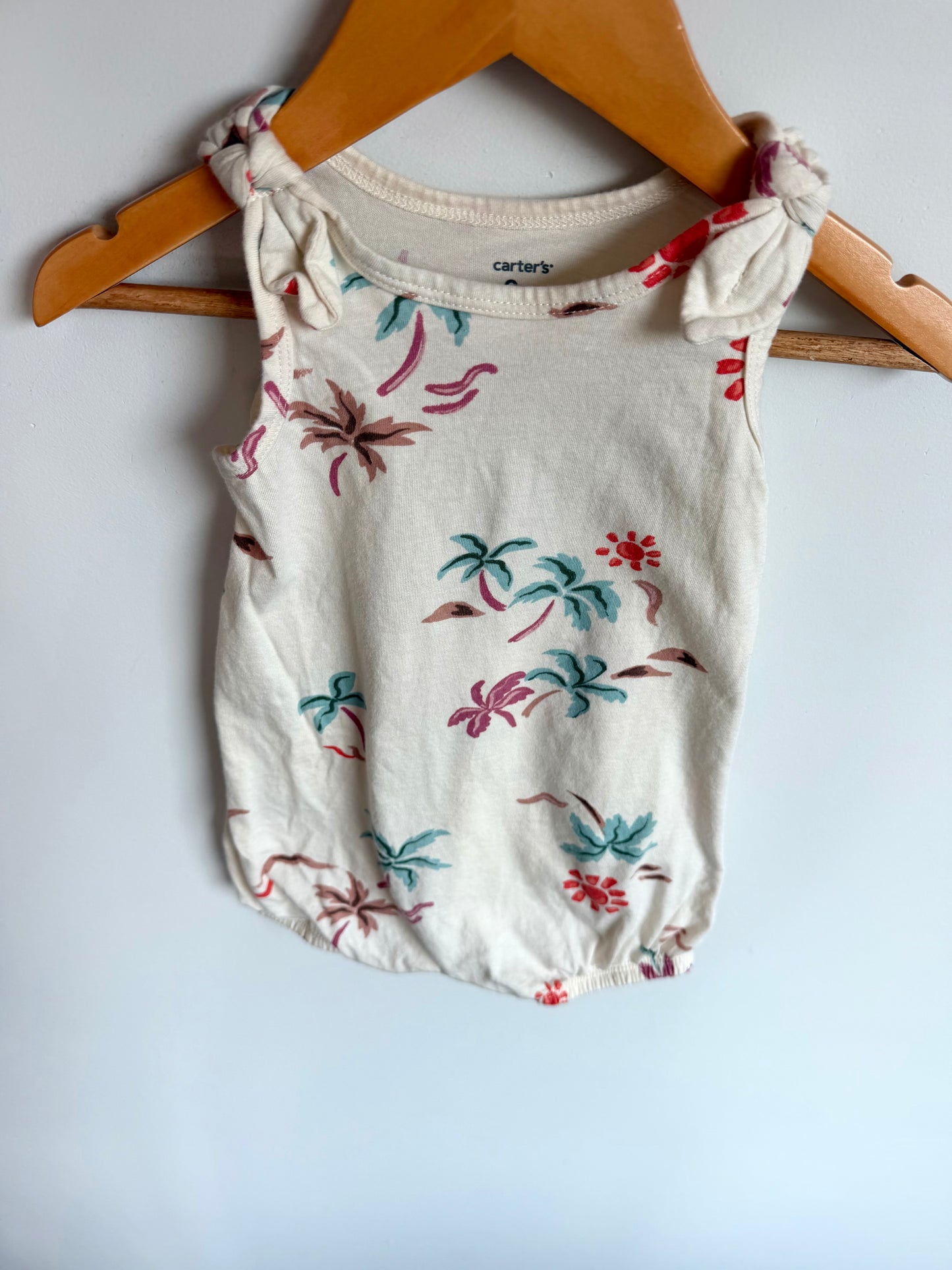 Palm Tree Romper / 9m