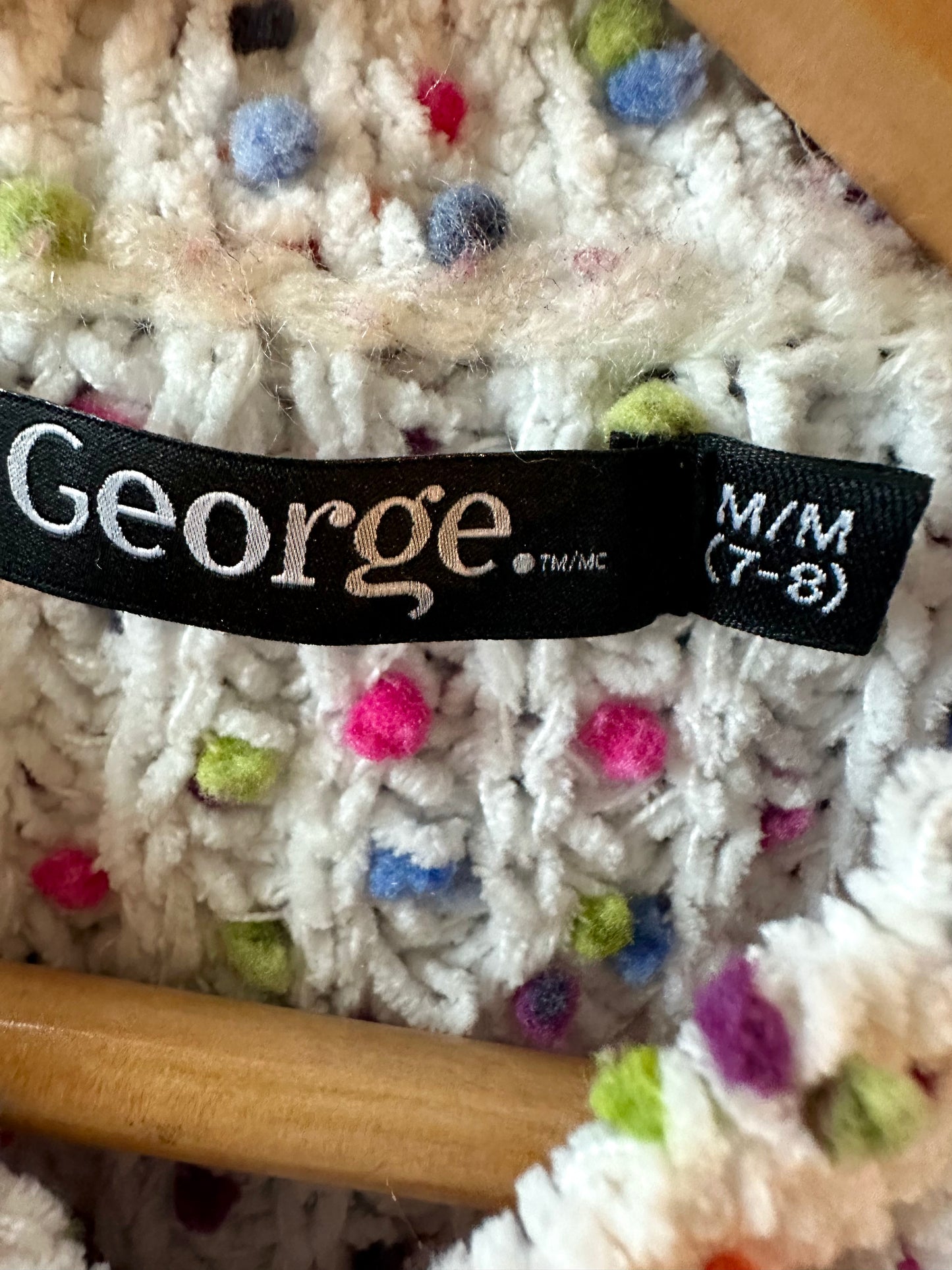 Colored Dot Sweater / 7-8 years