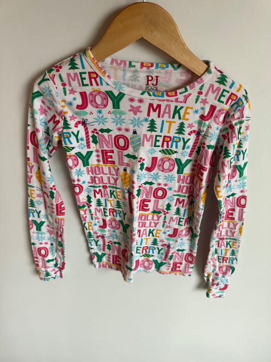 Holiday Words PJ Top / 8 years