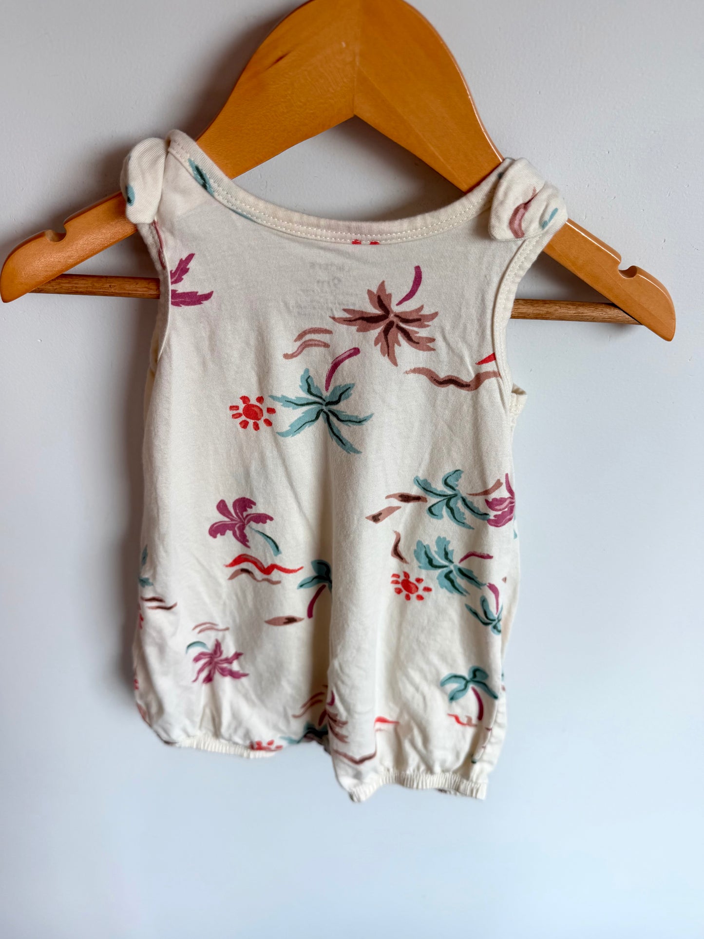 Palm Tree Romper / 9m