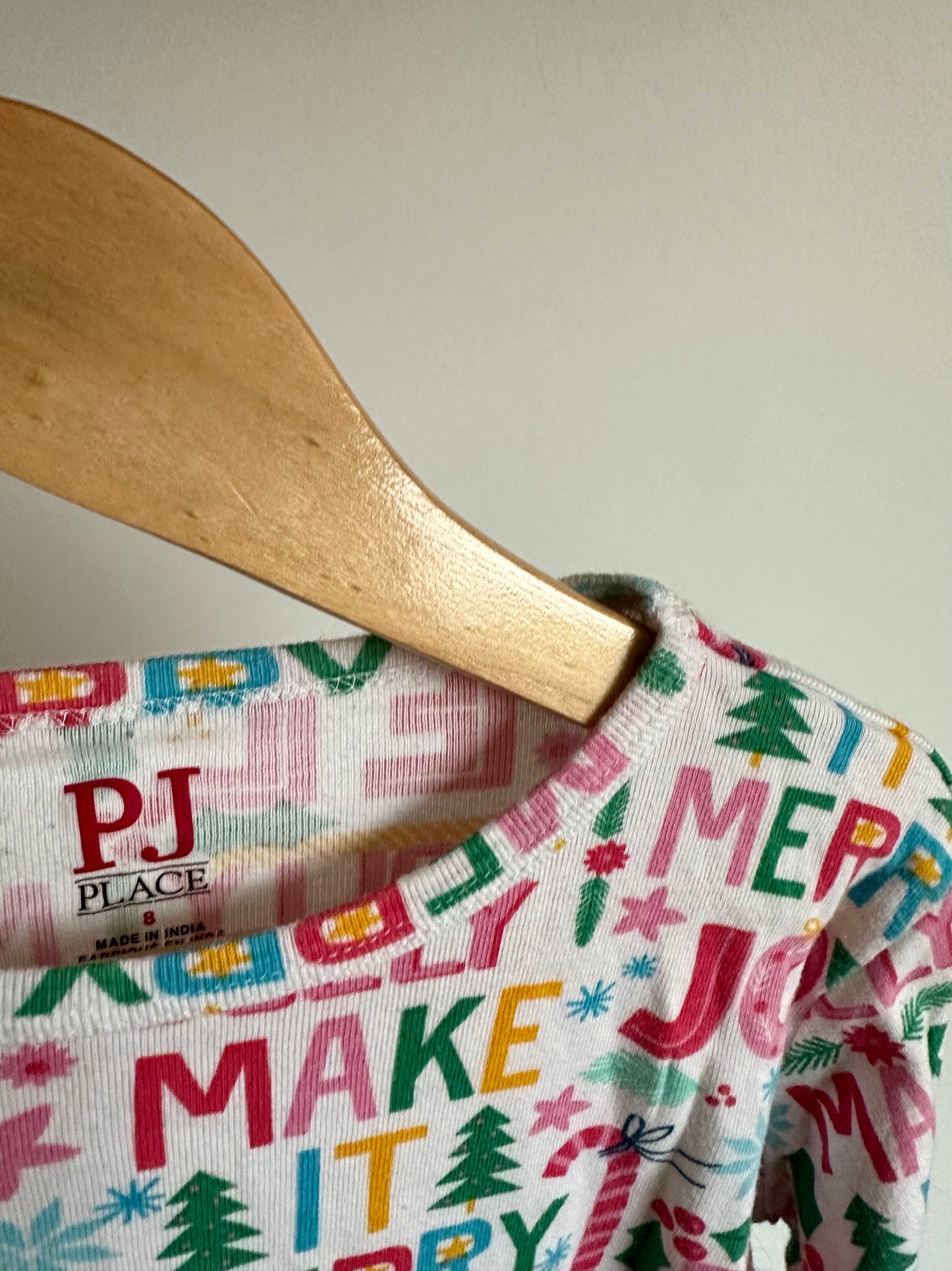 Holiday Words PJ Top / 8 years