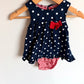 Polka Dot + Stripes Bodysuit / 6-9m