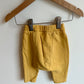 Zara Yellow Pants with Leg Symbols / 9-12m