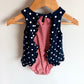 Polka Dot + Stripes Bodysuit / 6-9m