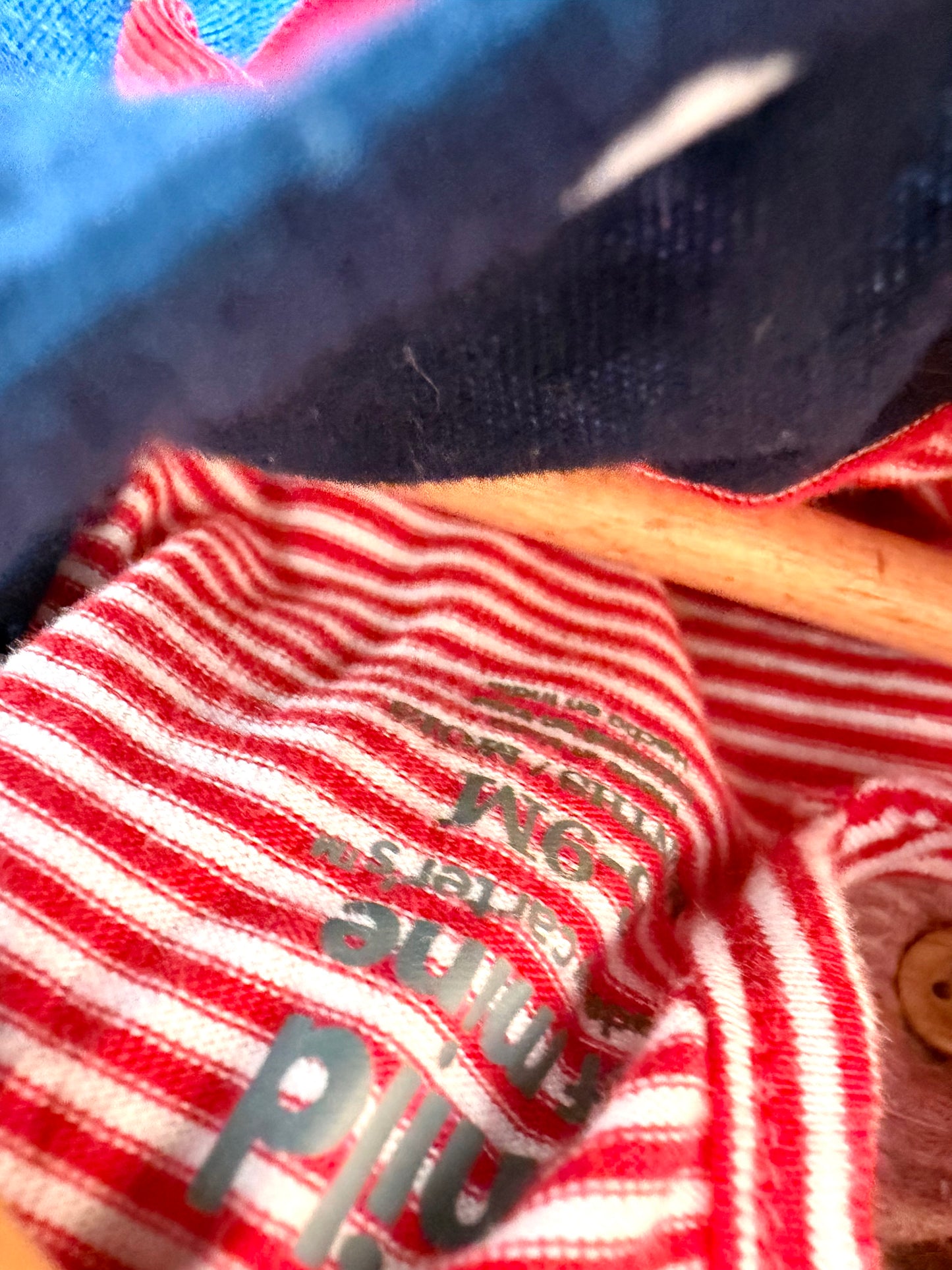 Polka Dot + Stripes Bodysuit / 6-9m