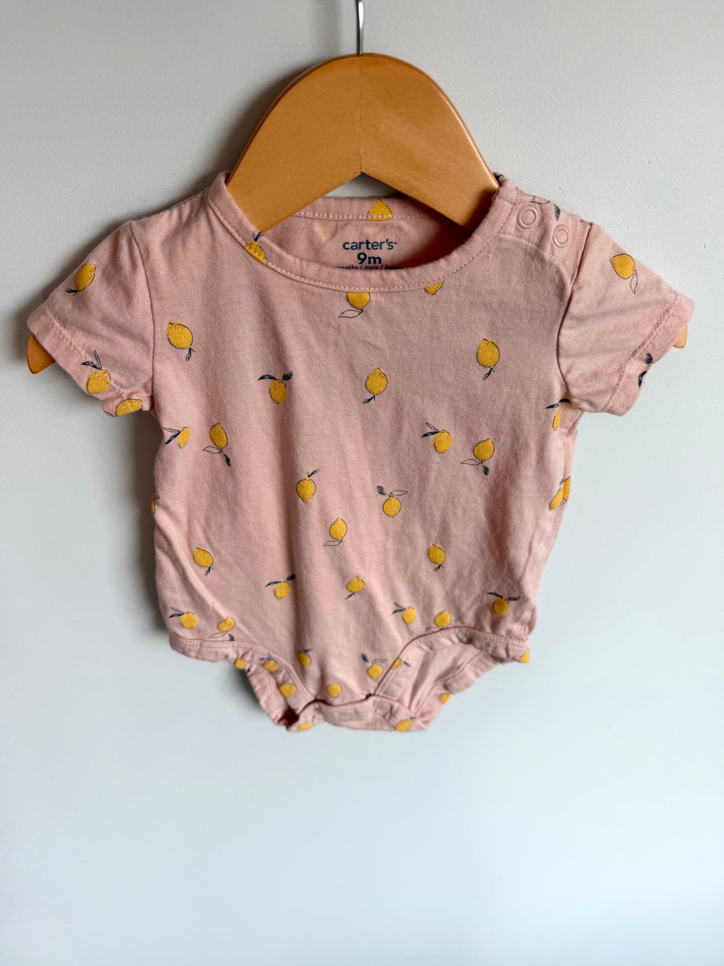 Lemon Pink Bodysuit / 9m