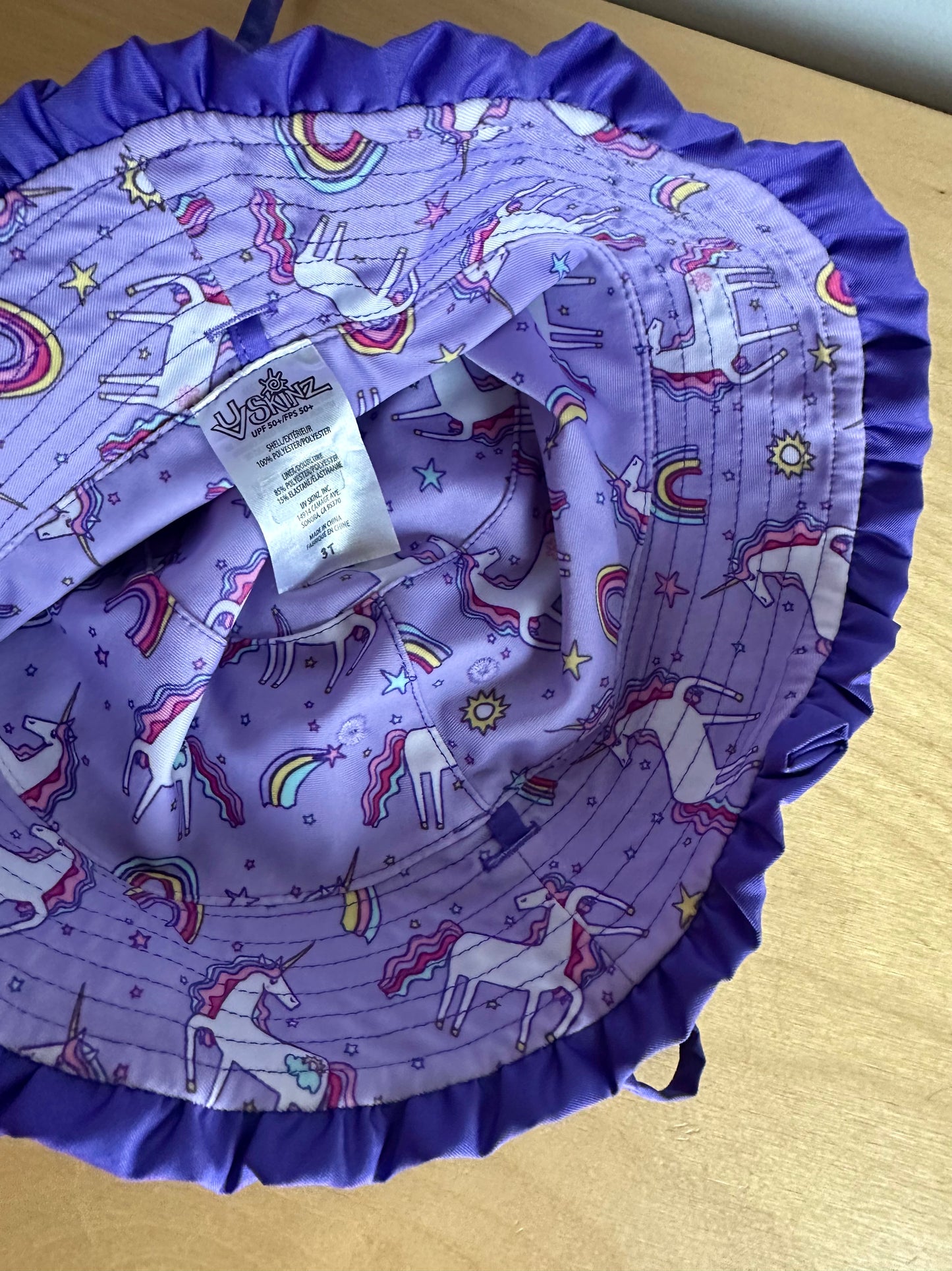 UV Skinz Purple Bucket Strap Hat / 3T