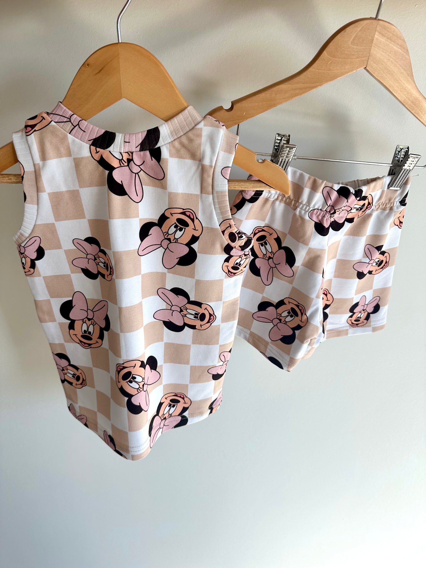 Teddy Little Minnie Tank + Shorts Set (New Retail Item) / 2, 3, 4, years