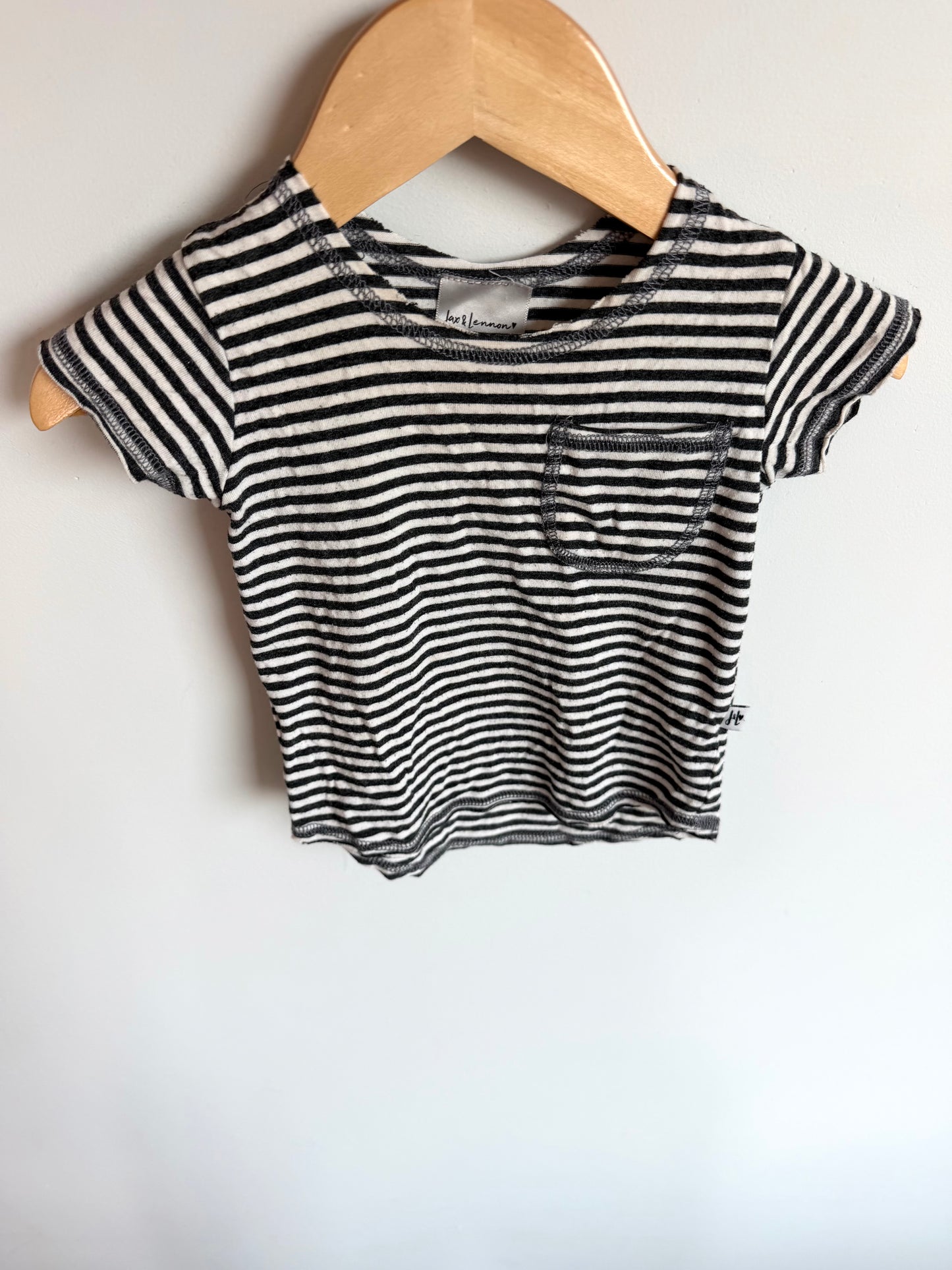 Jax + Lennon Striped T-Shirt / 0-6m