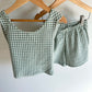 Teddy Little Sage Gingham Honey Set (New Retail Item) / 3-5 years