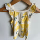 Lemon Ruffle Sleeve Tank Top / 18m