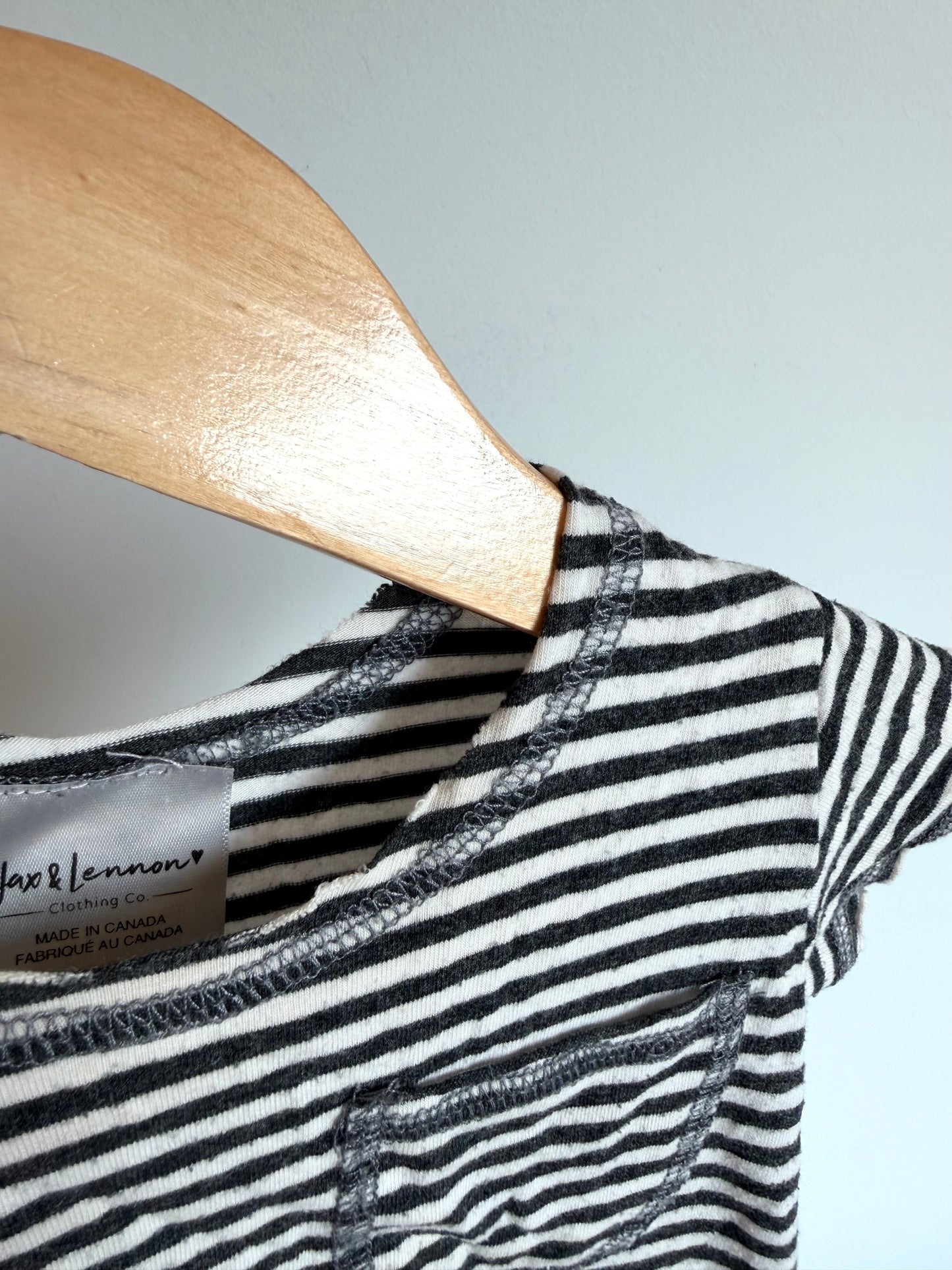 Jax + Lennon Striped T-Shirt / 0-6m