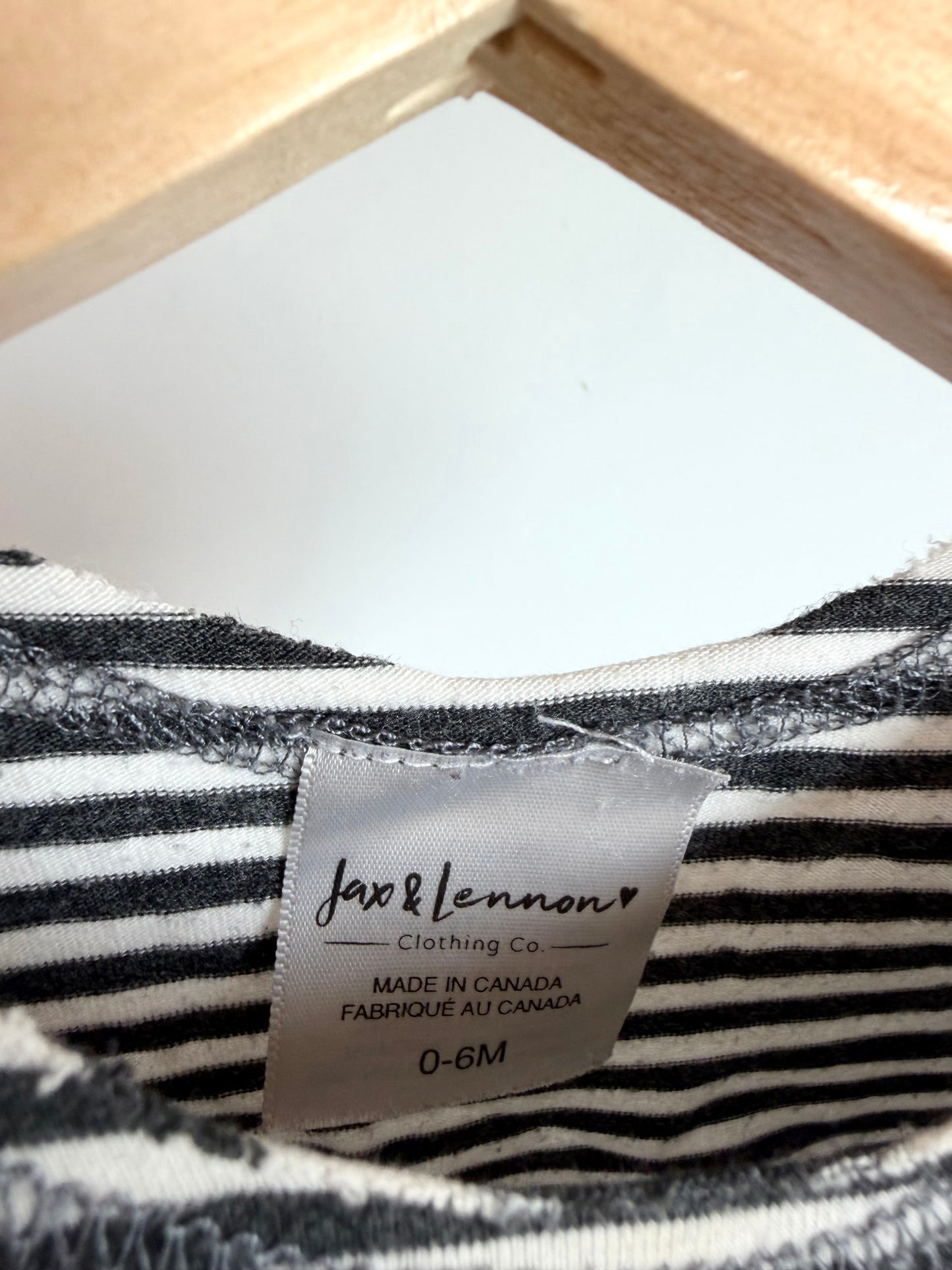 Jax + Lennon Striped T-Shirt / 0-6m