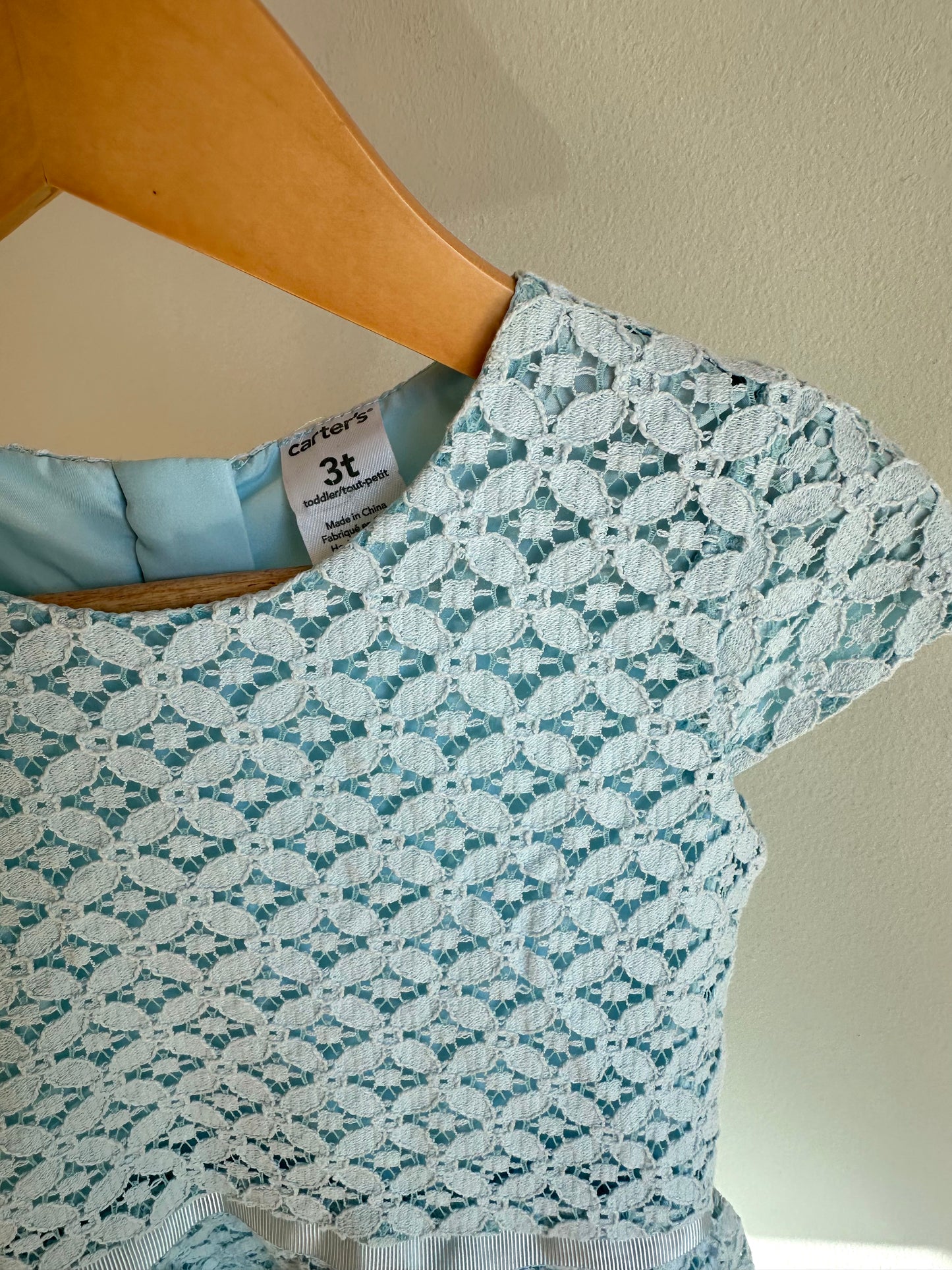Blue Lace Dress / 3T