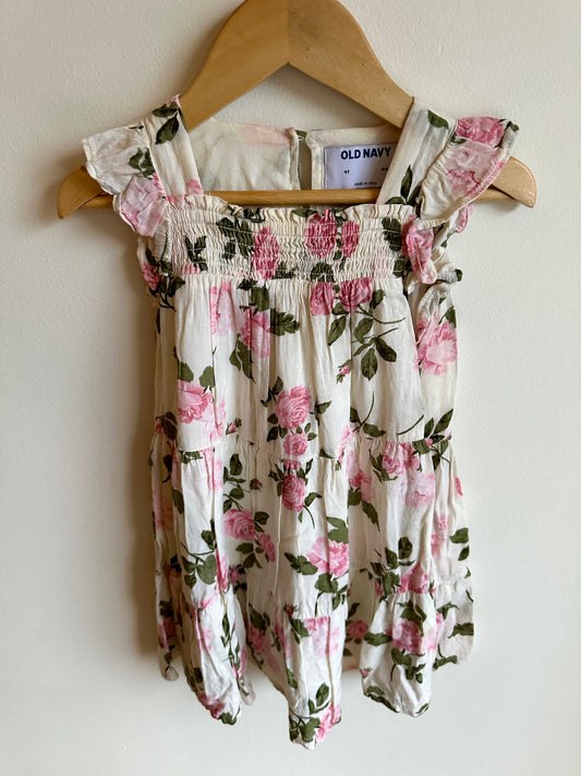 Rose Cream Dress / 4T