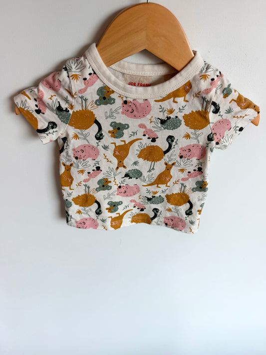 Australian Animals Top / 3-6m
