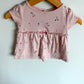 Cherry Ruffle Middle Top / 3-6m