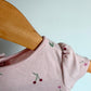 Cherry Ruffle Middle Top / 3-6m