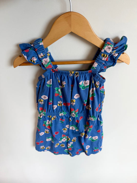 Bee Flower Romper / 2-3T