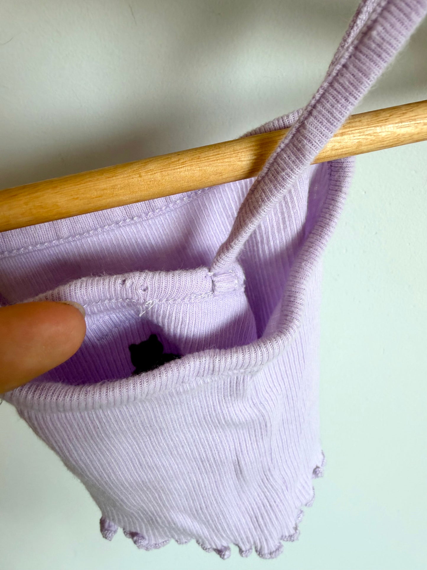 Gap Periwinkle Ruffle Top / 0-3m