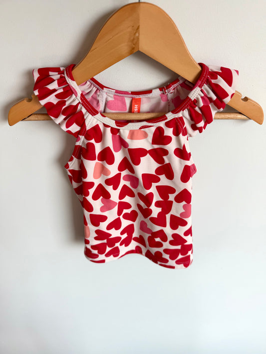 Heart Swim Top / 2-3T