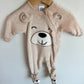 Bear Fleece Sleeper / 3-6m