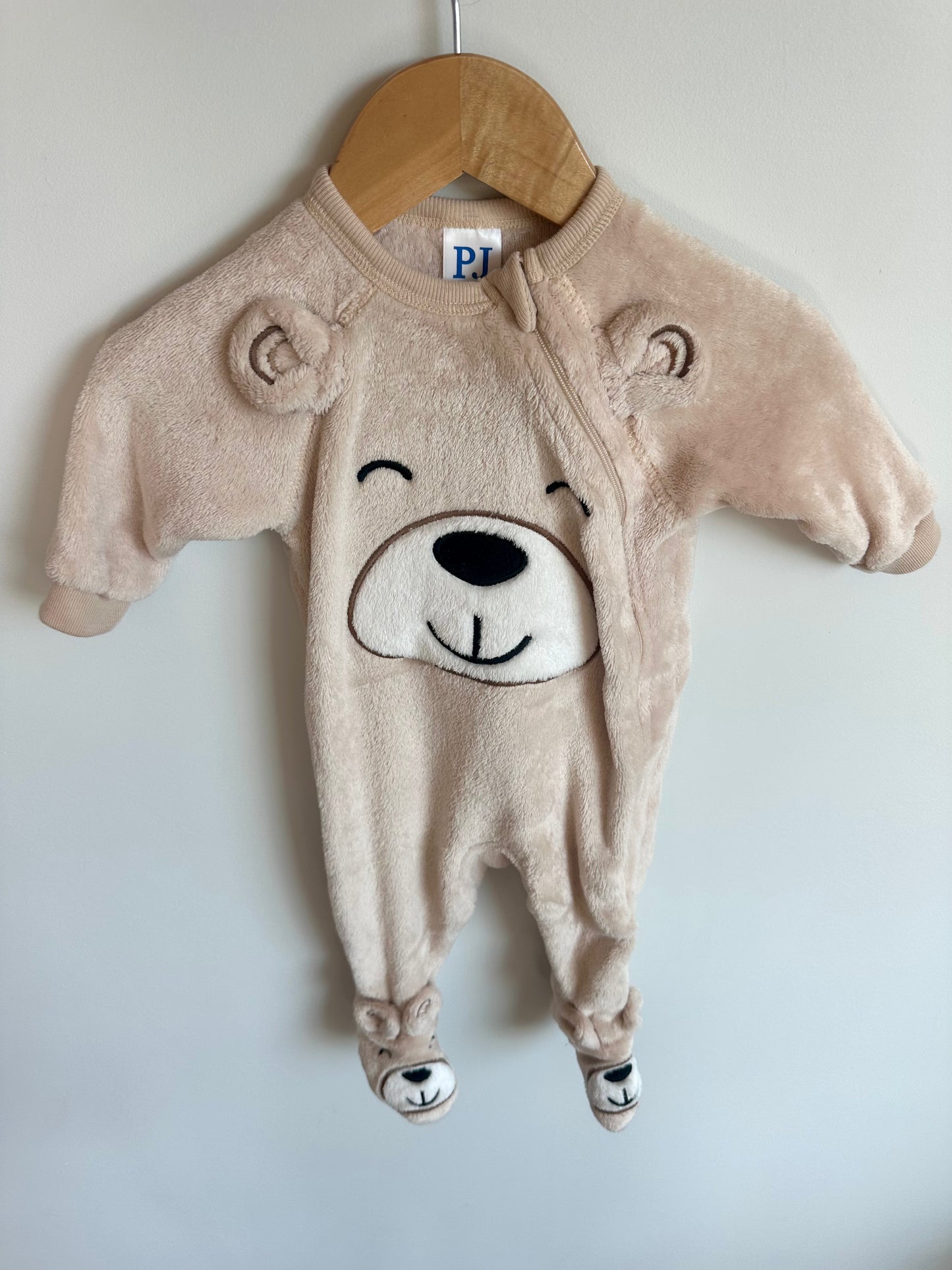 Bear Fleece Sleeper / 3-6m