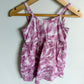 Palm Leaves Purple Dress / 12-24m