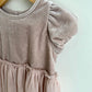 Pink Velvet Dress / 18-24m