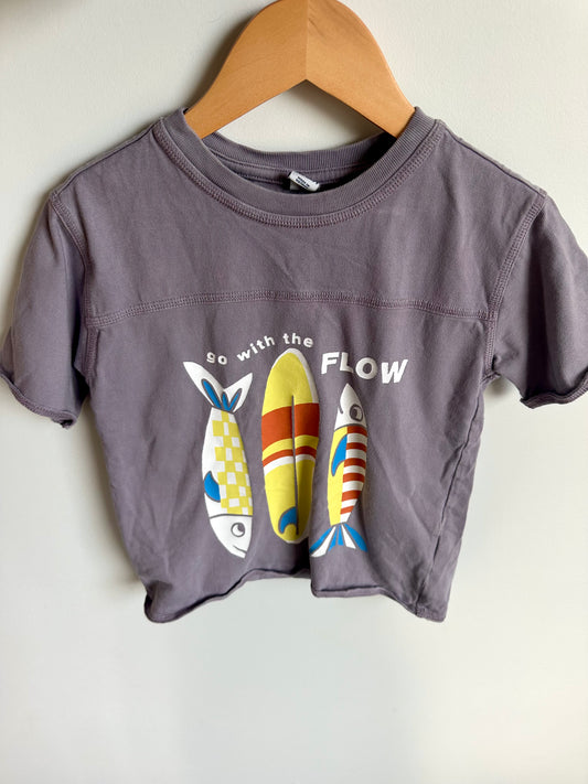 Go With The Flow Fish T-Shirt / 4T