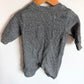 Canada Grey Zipper Jumpsuit / 6-12m