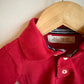 Red Collared Long Sleeve / 9-12m