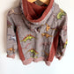 Handmade Dino Hoodie / 5 years