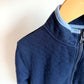 Navy Half Zip Blue Trim Sweater / 4-5 years