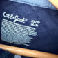 Navy Half Zip Blue Trim Sweater / 4-5 years