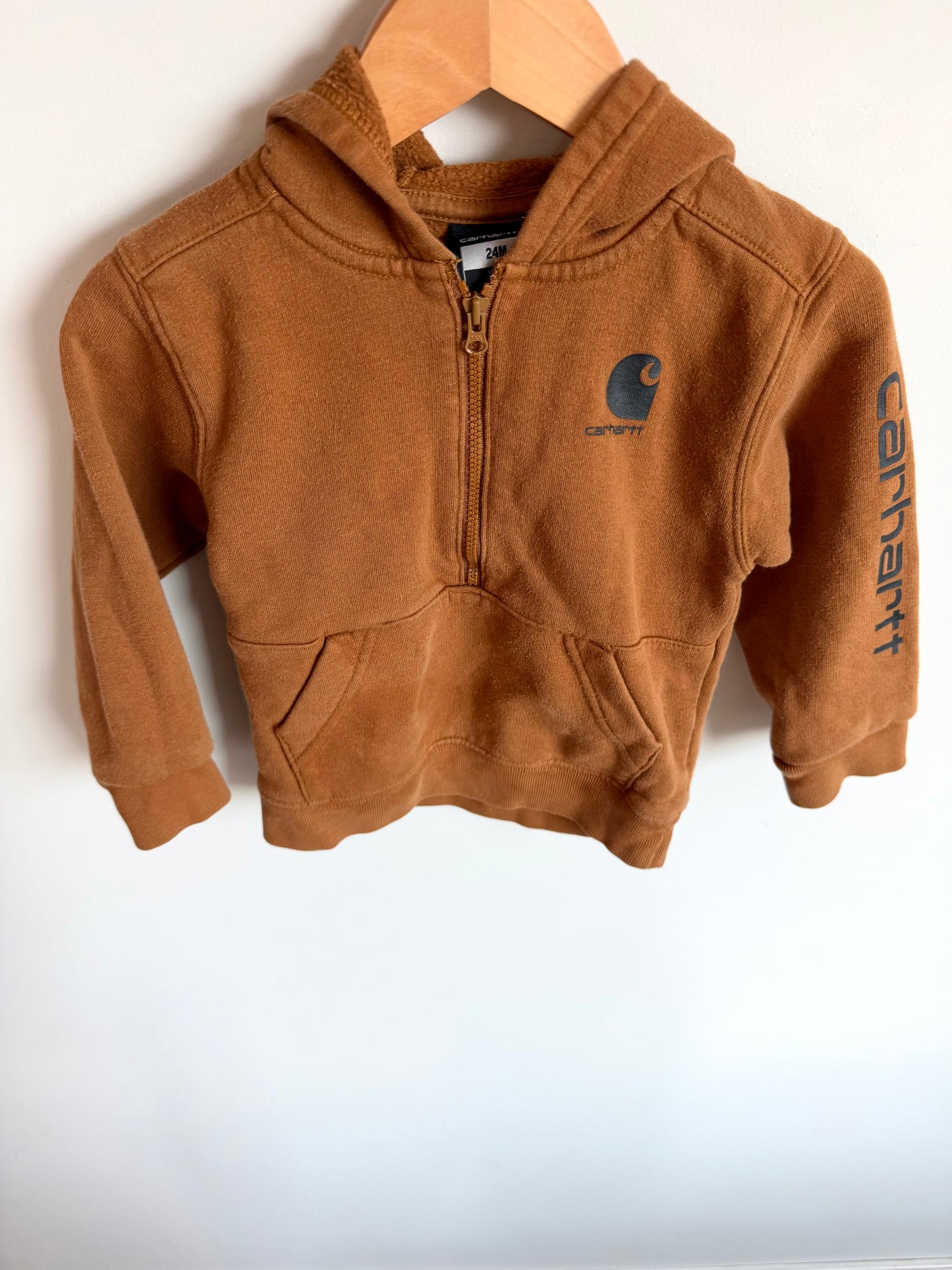 Carhartt Tan Half Zip Sweater / 24m