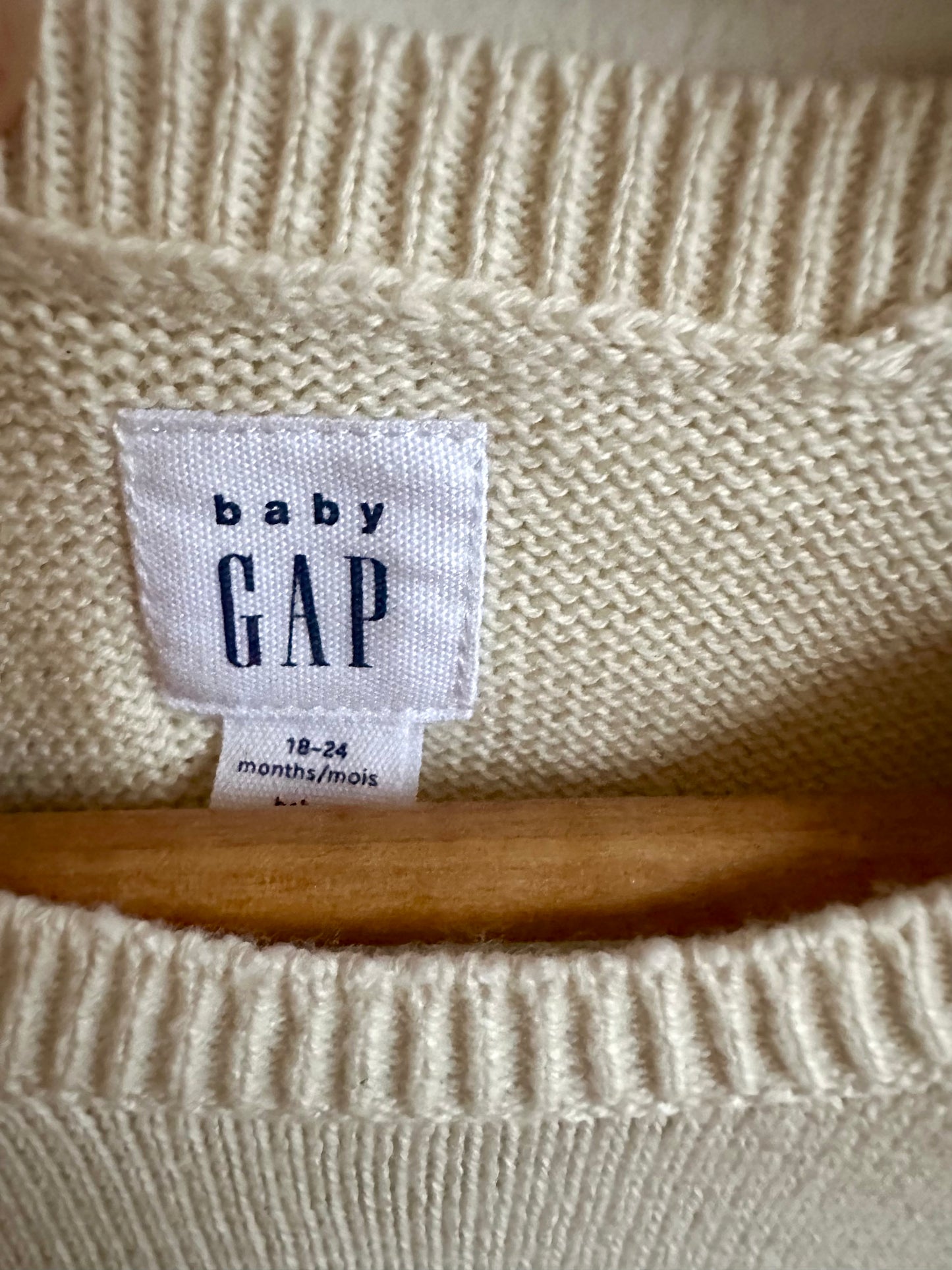 Teddy Bear Striped Sweater / 18-24m