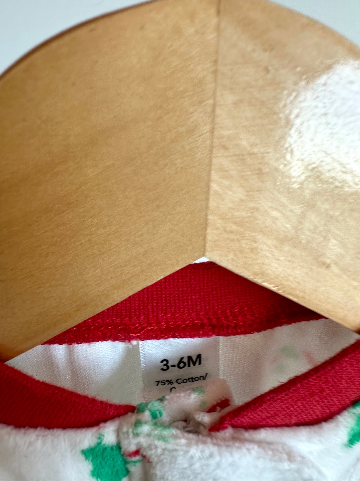 Mistletoe Fleece Sleeper / 3-6m