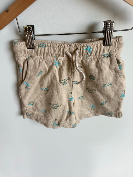 Dino Surf Skate Shorts / 4T