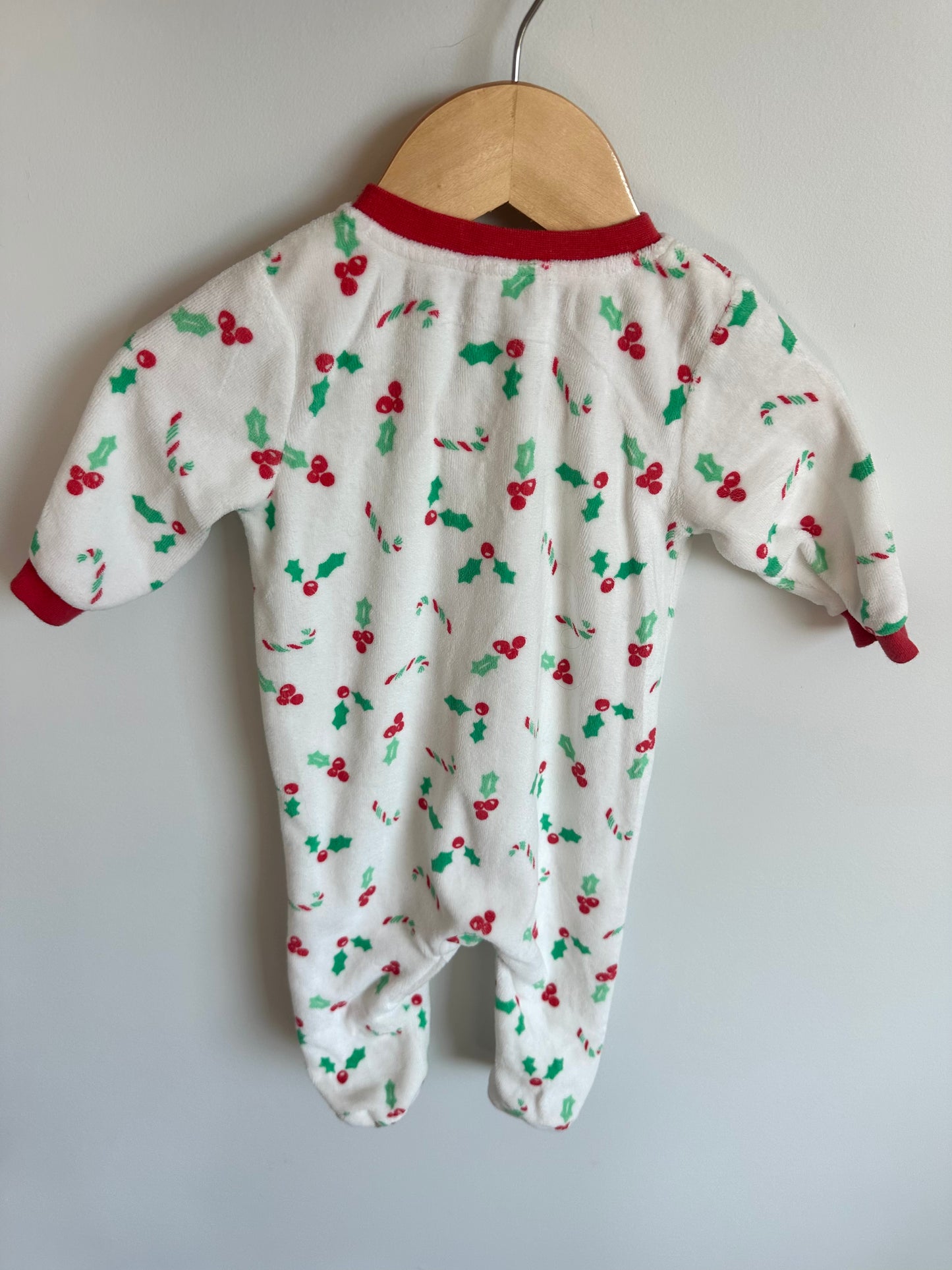 Mistletoe Fleece Sleeper / 3-6m