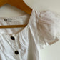 White Button Top / 2-3T