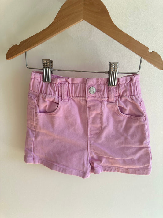 Pink Stretch Shorts / 18-24m