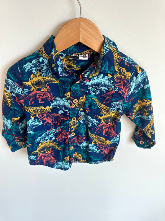 Dino Button Up Top / 12m