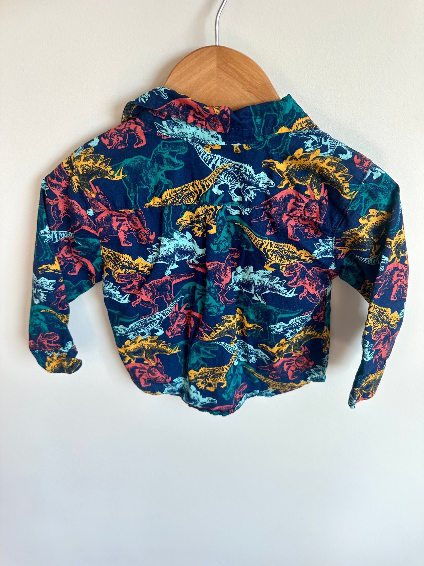 Dino Button Up Top / 12m