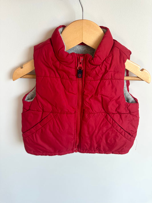 Red Gap Vest / 3-6m