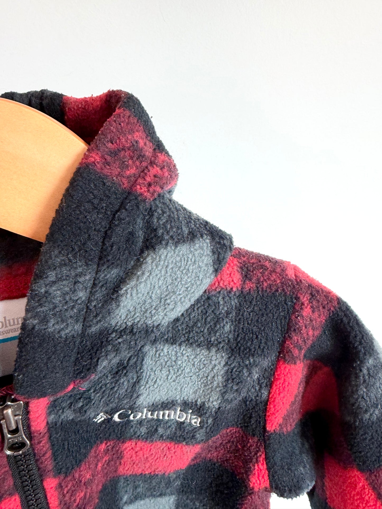 Columbia Checkered Red Bunting Suit / 6-12m